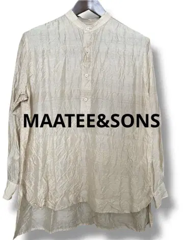 MAATEE&SONS 24 SS PULL OVER SHIRTS 3 실크