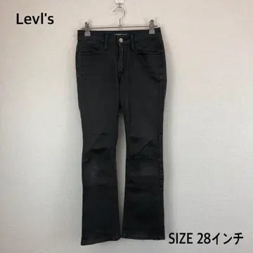 새상품급 리바이스 Levi's 블랙 플레어 데님 28인치 블랙