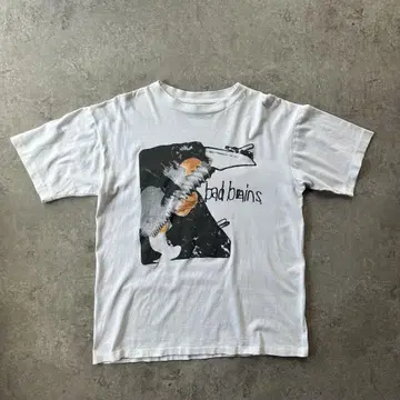 90s bad brains 밴드 티셔츠 USA 제작 화이트 L 상당 양면