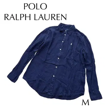 POLO 폴로 랄프로렌 린넨 셔츠 M 네이비