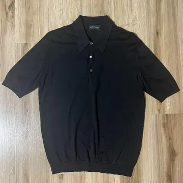John Smedley 존스메들리 반팔 피케 셔츠 블랙