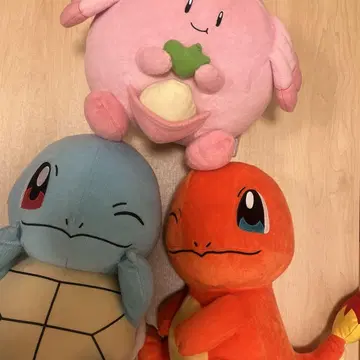 카비, 리자몽, 제니가메 인형 세트