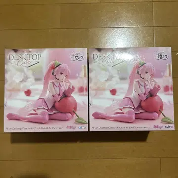 벚꽃 미쿠 desktop cute 피규어 2체 세트
