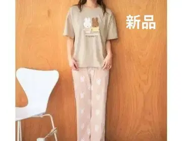 신품 에메필 미피 면 혼방 반팔 파자마 룸웨어