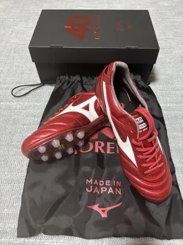 40주년 한정판 모렐리아 2 JAPAN 루비 레드 팩 26cm 빨간색