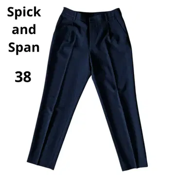 Spick & Span 스픽 앤 스팬 슬랙스 팬츠 검정 38