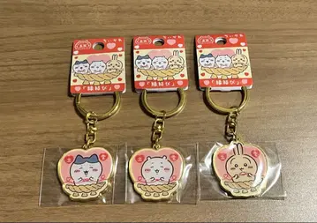 치이카와 지역 한정 키링 3개 세트 시마네 이즈모타이샤 한정판 인연 맺기