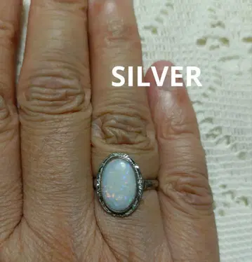 오팔? SILVER 반지