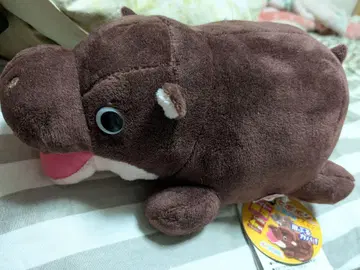 귀여운 하마 봉제 인형 히포퐁 데굴데굴 기믹