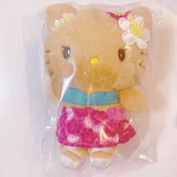 키티 마스코트 토코나츠 바케이션 산리오 일광욕 키티 하이비스커스