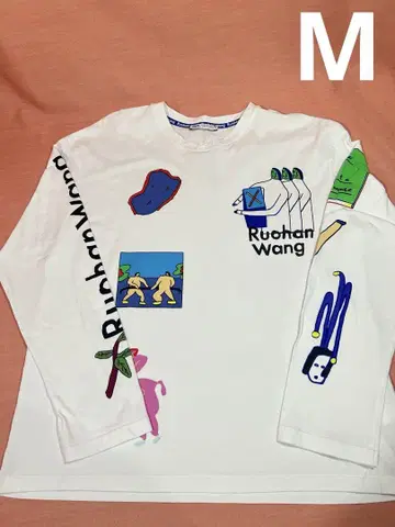 ZARA  Ruo han Wang 롱 티셔츠 장소매 흰색 M