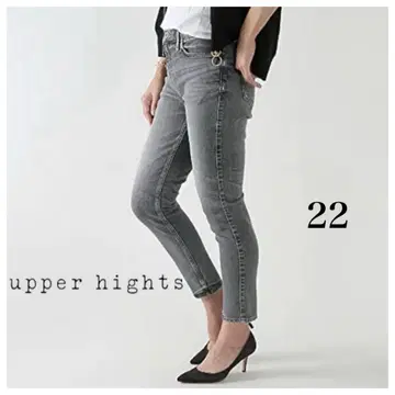 새상품급 upper hights 어퍼 하이츠 스트레치 데미지 데님 팬츠
