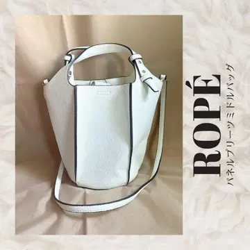 [컨디션 최상] [ROPE] 2WAY 핸드백 화이트
