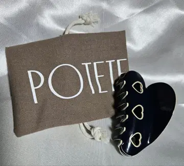POTETE 헤어 클립 하트