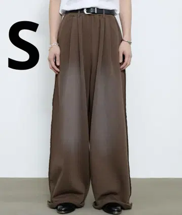 SINSS 2탭 브리치 스웨트 팬츠 브라운