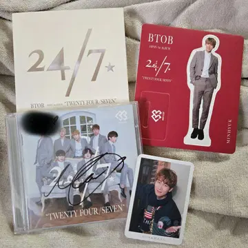 BTOB 24/7 민혁 친필 사인