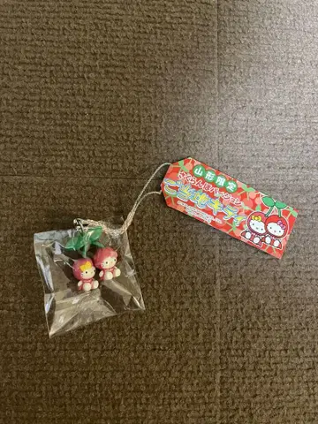 지역 한정 키티 야마가타 키티 키링 체리