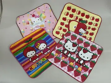 헬로키티 HELLO KITTY 미니 타월 4장 2002