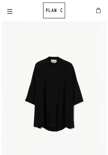 오봉 SALE! 플랜씨 plan c 블랙 티셔츠