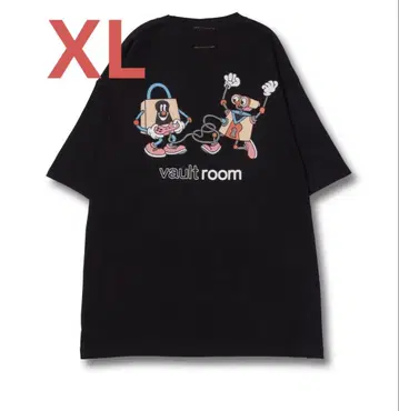 vault room TANGLED CORD TEE / BLK