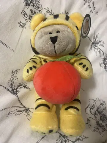 태그가 있는 스타벅스 스타벅스 곰 호랑이 인형 베어리스타 호랑이 한정판