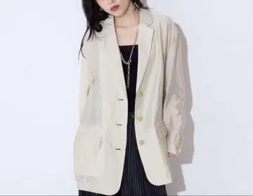 백 개더 테일러드 자켓 지나시스 미사용 새상품 이번 시즌 신상