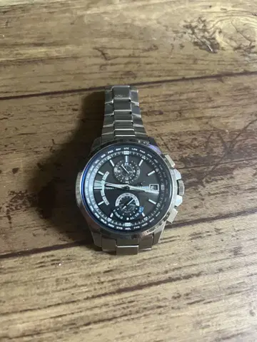 OCEANUS 다기능 아날로그 시계 블랙