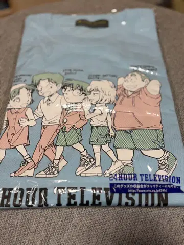 24시간 TV 셔츠 자선 티셔츠 명탐정 코난 L