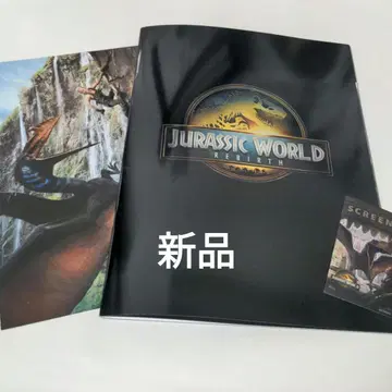 2025년 신작 쥬라기 월드 부활의 대지 팜플렛 & 플라이어 & 스티커