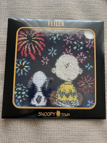 FEILER 스누피 불꽃놀이 손수건