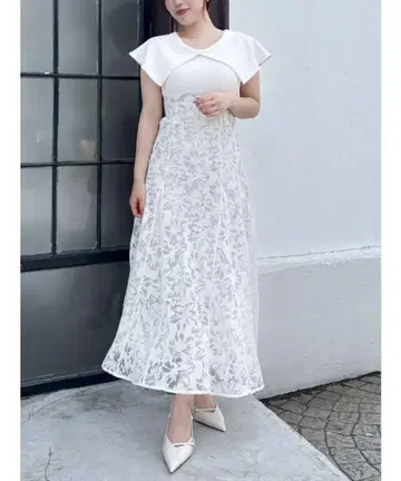오팔 플라워 코르셋 원피스