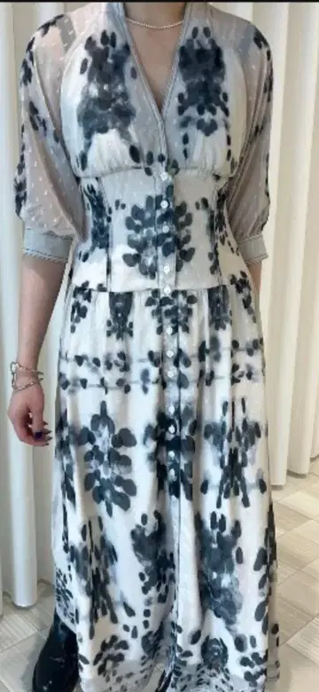 아메리 MEDI DECALCOMANIA CHIFFON DRESS