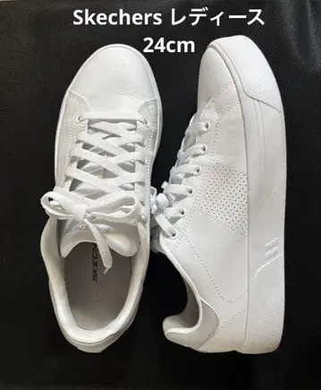 SKECHERS 화이트 스니커즈 24cm