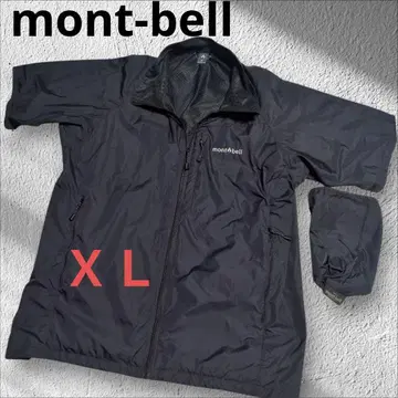 몽벨 라이트쉘 T XL 블랙 검정 반팔 나일론 자켓