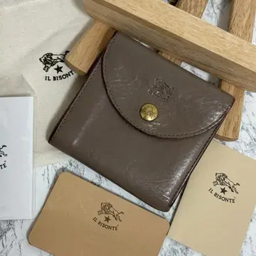 IL BISONTE  두겹 지갑 가죽