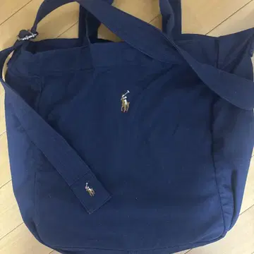 POLO RALPH LAUREN 캔버스 쇼퍼 토트백