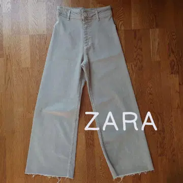 ZARA 미사용 와이드 스트레이트 치노 팬츠
