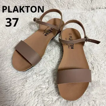 PLAKTON 플라크톤 스트랩 샌들 베이지 37