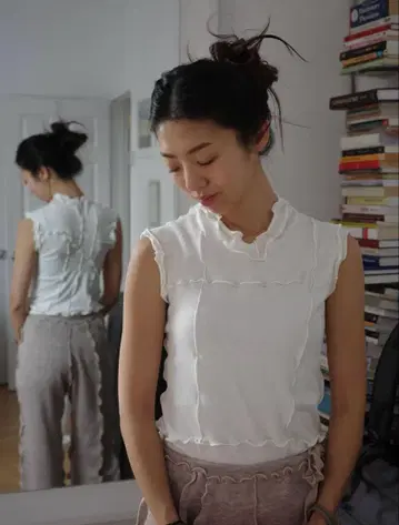 론하르만 특별 주문 Sherris V넥 톱