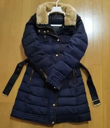 ZARA BASIC 다운 자켓 네이비