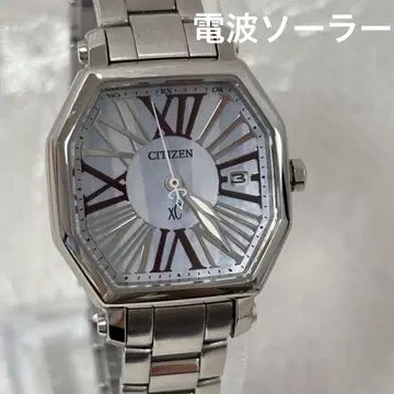[정상 작동] CITIZEN xC 크로스씨 여성용 시계 실버