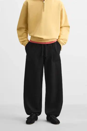 ZARA 자라 WIDE-FIT 조거 팬츠 S 완판템