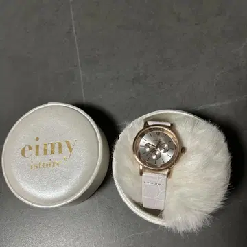 eimy istoire 아날로그 시계 화이트/로즈 골드