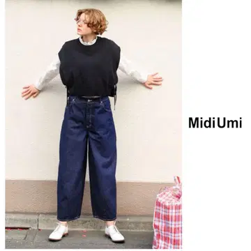 MidiUmi 하이웨스트 커브 데님