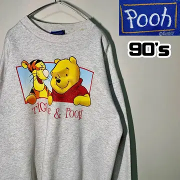 90년대 구제 의류 POOH Disney 디즈니 맨투맨 프린트 푸우