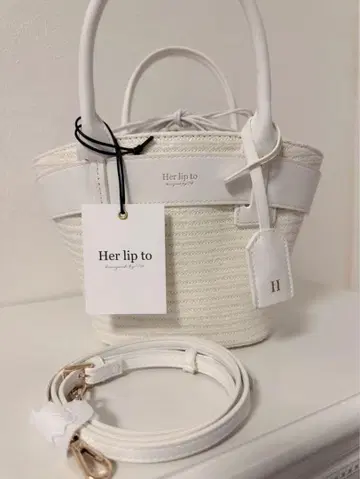Her lip to Palma Mini Tote Bag 바스켓백