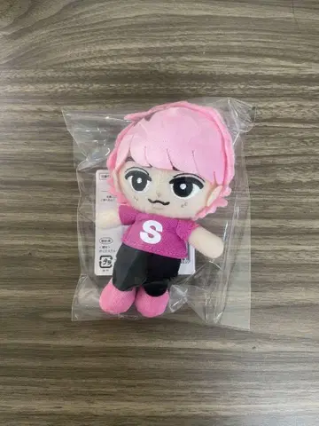 스노우맨 플러시 마스코트 핑크