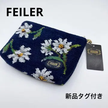 페이러 FEILER 화이트 마가렛 포치 새 제품 태그 포함