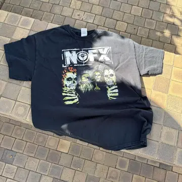 2000년대 NOFX 빈티지 펑크 멜로코어 FAT 티셔츠 XL