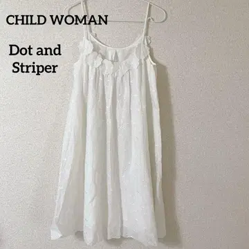 CHILD WOMAN Dot and Striper 원피스